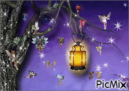 arbre aux fées - GIF animate gratis