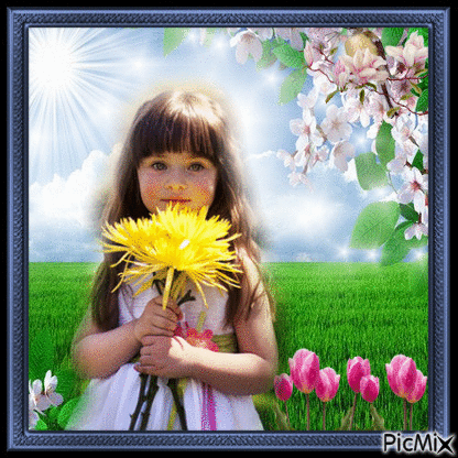 Happy Spring - Free animated GIF