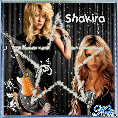 Shakira ( - Бесплатный анимированный гифка