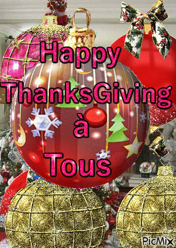 Joyeux ThanksGiving! - Безплатен анимиран GIF