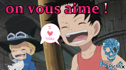 on vous aime !! - Free animated GIF