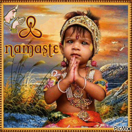 Namaste - Bezmaksas animēts GIF