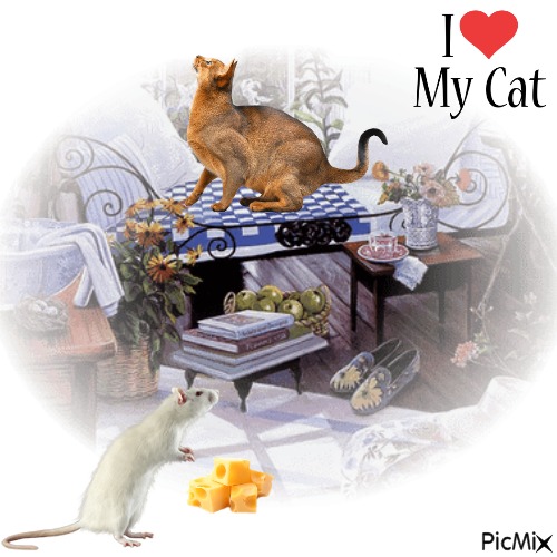I Luv My Cat - ilmainen png
