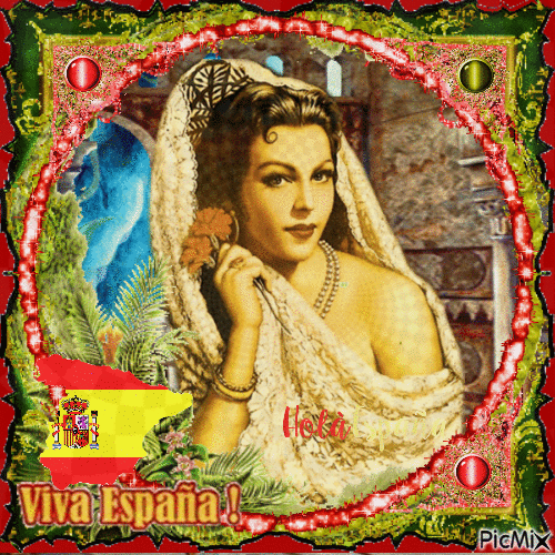 Viva España - GIF animado gratis