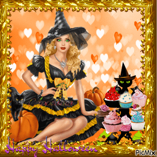 Gourmandises Halloween,,, - Бесплатни анимирани ГИФ