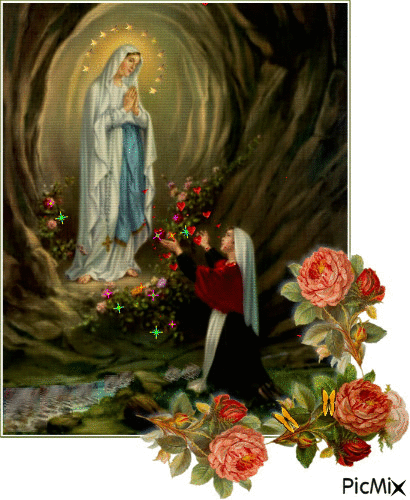 Nossa Senhora de Lourdes - Ingyenes animált GIF