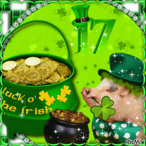 Fête St Patrick - Ingyenes animált GIF