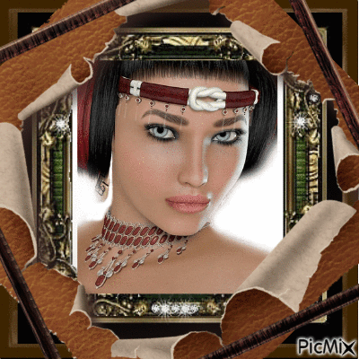face of interesting woman - Δωρεάν κινούμενο GIF