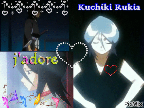 Kuchiki Rukia - Gratis animeret GIF