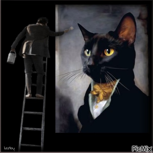 Chat artistique !!!! - Free PNG