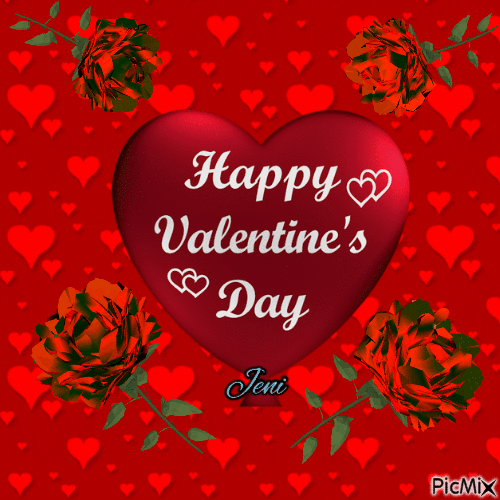 Happy valentines day - Gratis animerad GIF