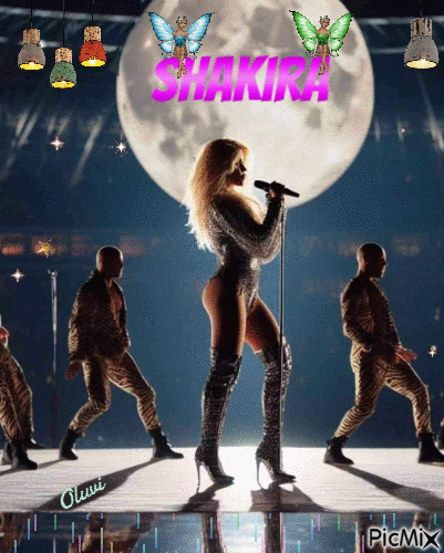 Shakira - GIF animé gratuit