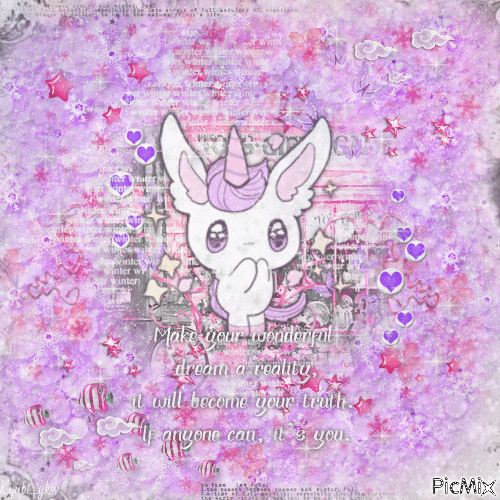 Chibi Unicorn - Besplatni animirani GIF