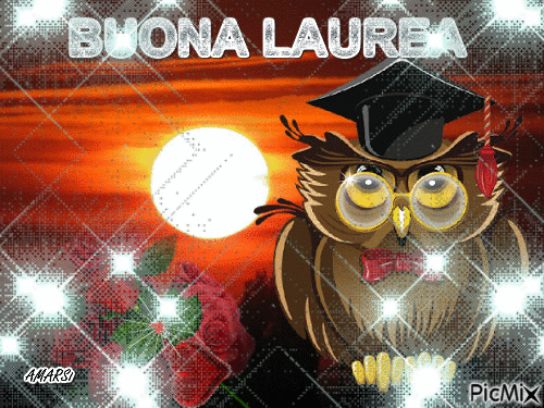 BUONA LAUREA - Darmowy animowany GIF