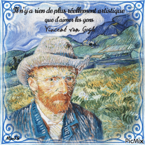 Vincent Van Gogh - Bezmaksas animēts GIF