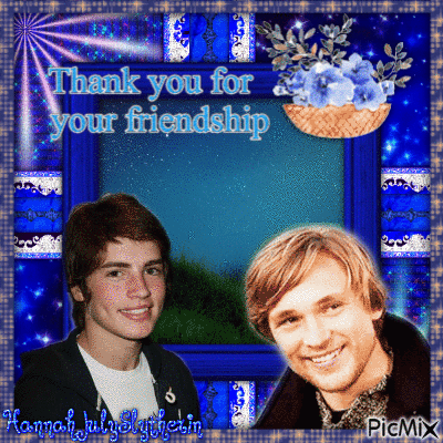 ♦Thank you for your friendship♦ - Kostenlose animierte GIFs