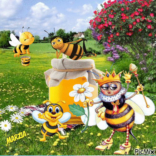 marzia - le api - Gratis geanimeerde GIF