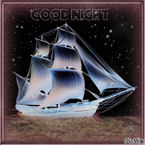 Good Night - GIF animado grátis