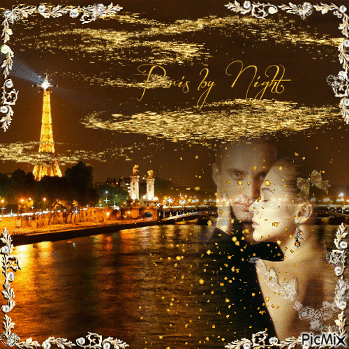 Paris By Night - Gratis animeret GIF