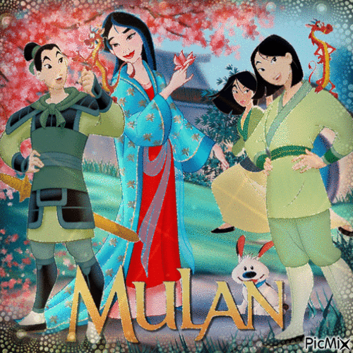 Disney Mulan - Darmowy animowany GIF