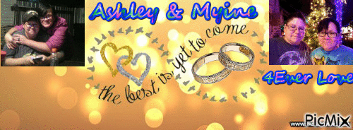 Ashley & Myine 4Ever Love - Gratis animerad GIF