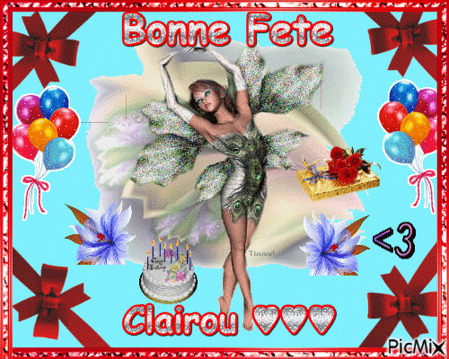 kdo pour Clairou - GIF animé gratuit