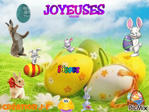 joyeuses paques - Free animated GIF