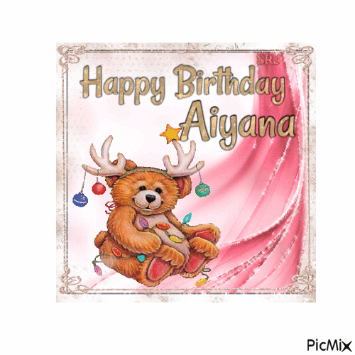 Happy Birthday Aiyana - Free animated GIF