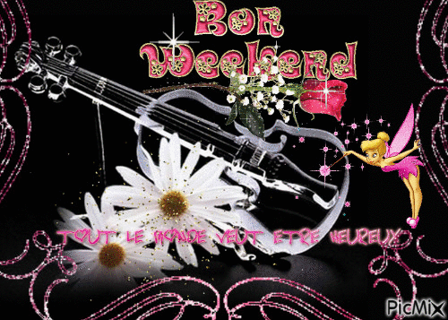 Bon week end 1 - Бесплатный анимированный гифка