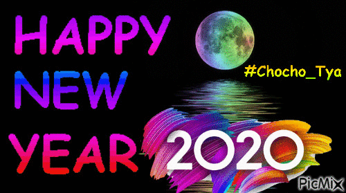happy new year 2020 - 免费动画 GIF