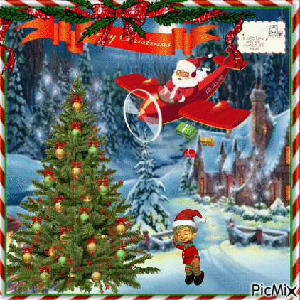 Strani Vecoli di Babbo Natale - Besplatni animirani GIF