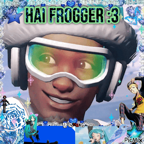 hai frogger - Free animated GIF