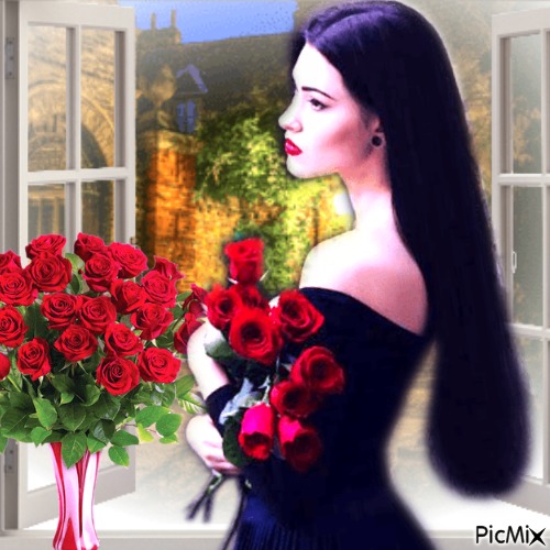 Red roses - 免费PNG