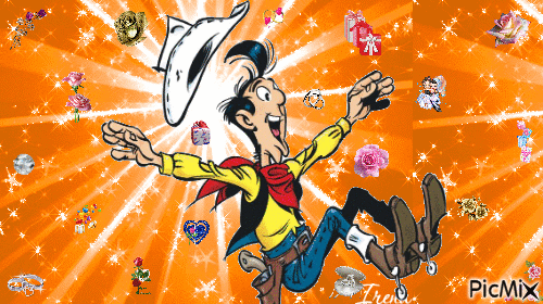 Giff Picmix Lucky Luke créé par moi - Free animated GIF