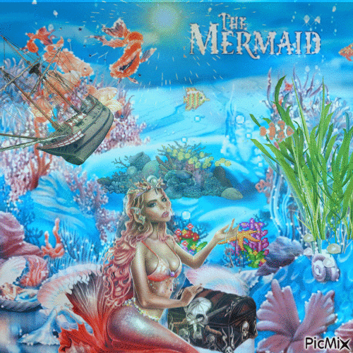 mermaid - GIF animado gratis