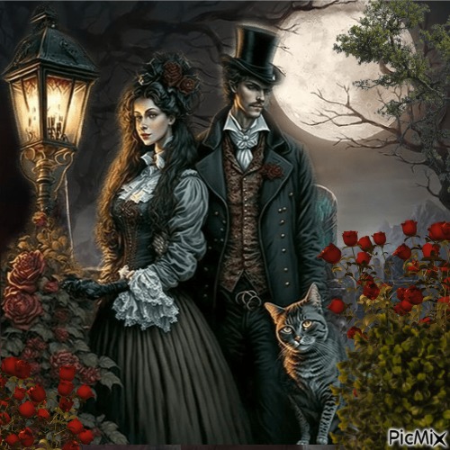 Goth Couple - ilmainen png