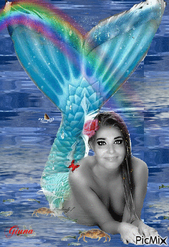 Sirena - GIF animado grátis