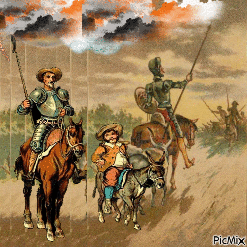 Don Quijote - Pajot - Ingyenes animált GIF