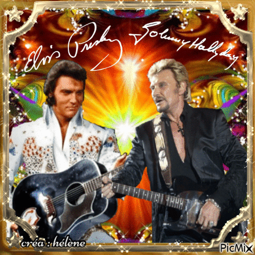 " Elvis & Johnny " - GIF animasi gratis