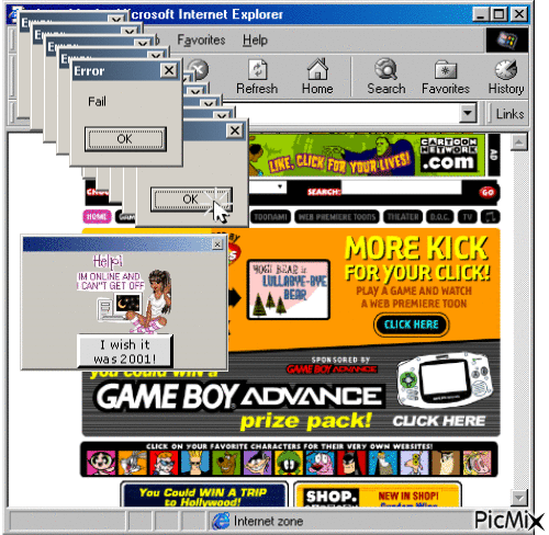 2001 - Ücretsiz animasyonlu GIF