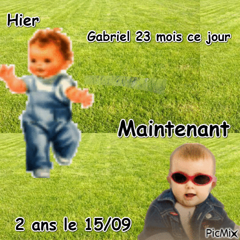 Mon Petit Gabriel - Bezmaksas animēts GIF