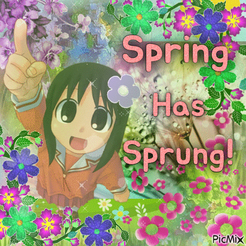 osaka azumanga daioh spring - GIF animé gratuit