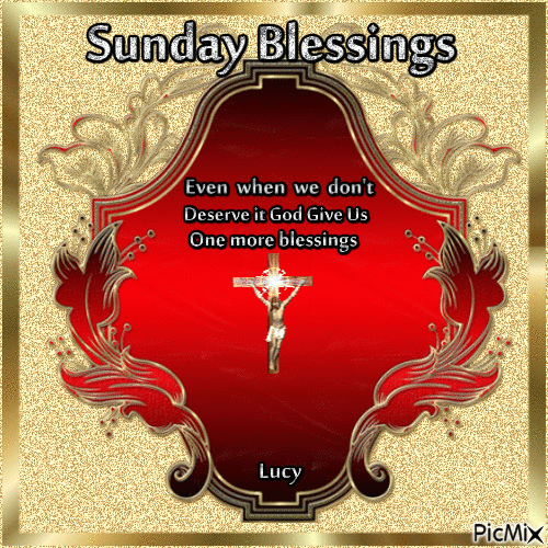 Sunday Blessing - Bezmaksas animēts GIF