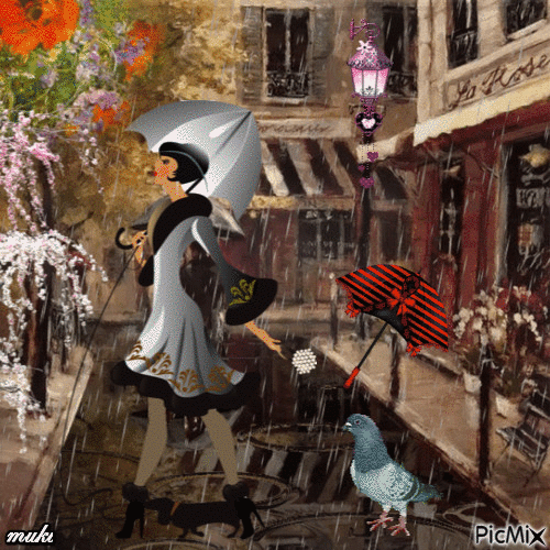 Rainy Day - Zdarma animovaný GIF