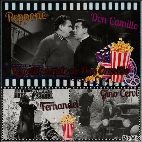 Les aventures de Don Camillo - Animovaný GIF zadarmo