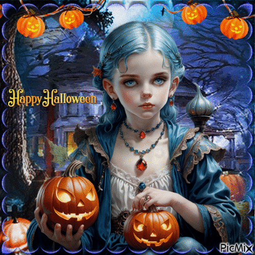Halloween Enfant - GIF animé gratuit