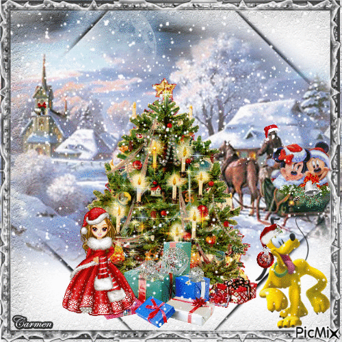 Natale con Disney - Бесплатни анимирани ГИФ