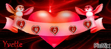 bannière saint valentin - Darmowy animowany GIF