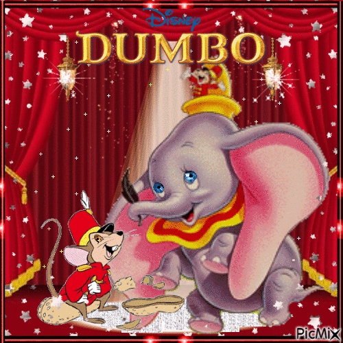 Disney Dumbo - Ilmainen animoitu GIF