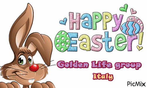 easter golden life - Free animated GIF